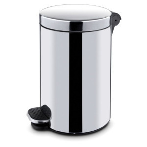 Poubelle à Pédale Ronde avec Bac Intérieur - 30 L - HENDI