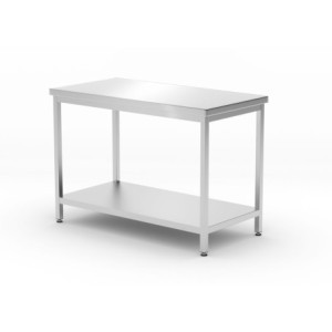 Tavolo Centrale Profi Line con Ripiano - L 1200 x P 600 mm - HENDI