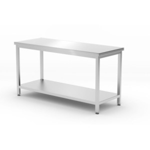 Tavolo Centrale Profi Line con Ripiano - L 1600 x P 600 mm - HENDI