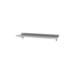 Wall Shelf with 2 Brackets - L 1200 x 300 mm - HENDI