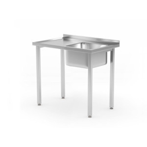 Lavello 1 Vasca a Destra Kitchen Line - P 600 x L 800 mm - HENDI