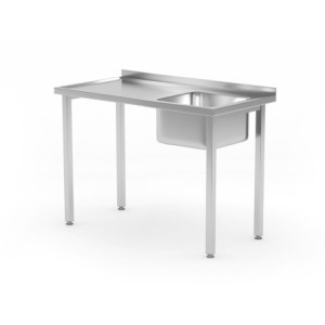 Lavello 1 Vasca a Destra Kitchen Line - P 600 x L 1000 mm - HENDI