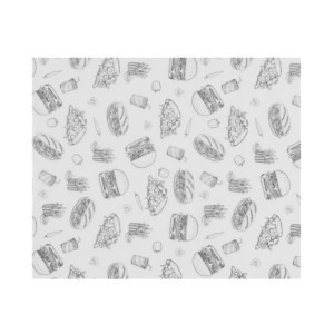 Greaseproof Paper Hamburgers - 200 x 250 mm - HENDI