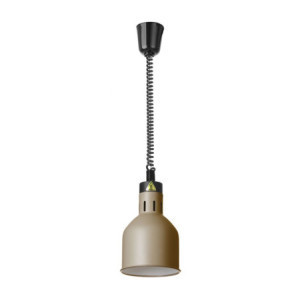 Adjustable Cylindrical Heat Lamp - Beige - HENDI
