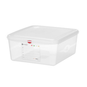 Bac GN 2/3 Transaprent en PP - 13,5 L - HENDI