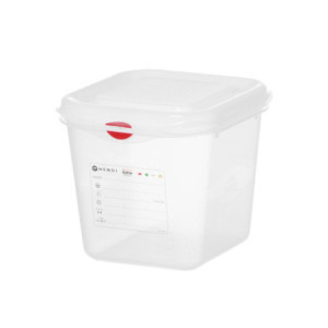 Bac GN 1/6 Trasparente in PP - 2,6 L - HENDI