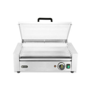 Grill Roulant pour Saucisses avec Couvercle - 1 Zone - 620 W - HENDI