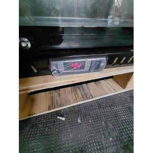 Retrobar Refrigerato Skinplate - 3 Porte a Vetro Battenti - 328 L - Dynasteel