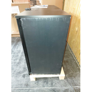 Retrobar Refrigerato Skinplate - 3 Porte a Vetro Battenti - 328 L - Dynasteel