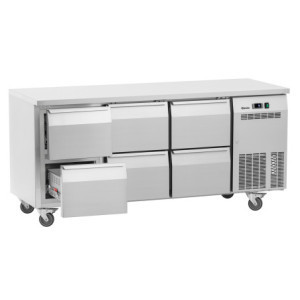 Tavolo Refrigerato Positivo - 6 Cassetti GN 1/1 - Profondità 700 - Bartscher