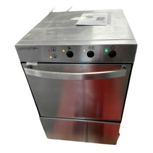 Lavastoviglie Professionale con Dosatore di Liquido di Risciacquo e Detergente - 40 x 40 cm - Dynasteel