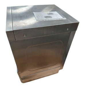 Lavastoviglie Professionale con Dosatore di Liquido di Risciacquo e Detergente - 40 x 40 cm - Dynasteel