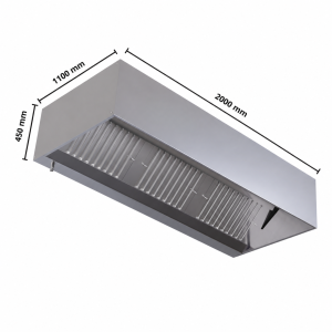 Cappa Cubica 1100 Led Senza Motore - Dynasteel Innovativo