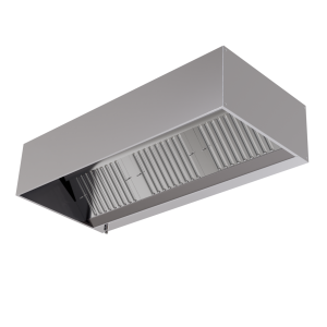 Cappa Cubica 1100 LED Senza Motore Dynasteel
