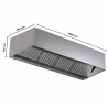 Cappa Cubica Led 2000mm Senza Motore Dynasteel - Professionale Premium