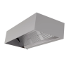 Hotte Cubique Led 2000mm Sans Moteur Dynasteel - Professionnelle Premium