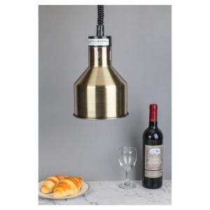 Lampada Riscaldante Dorata con Lampadina Ricondizionata