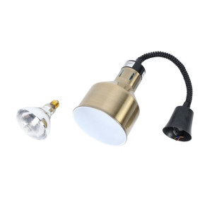 Lampada Riscaldante Dorata con Lampadina Ricondizionata