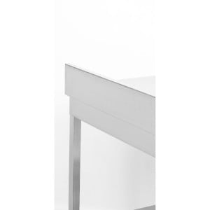 Tavolo Inox 1600x600 mm Alzatina e Ripiano Basso