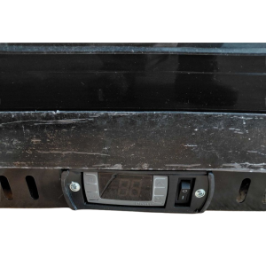 Retrobar Refrigerato Skinplate - 3 Porte in Vetro Scorrevoli - 328 L - Dynasteel