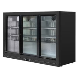 Retrobar Refrigerato Compatto 3 porte in vetro