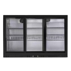 Retrobar Refrigerato Compatto 3 porte in vetro