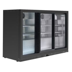 Retrobar Refrigerato Compatto 3 porte in vetro