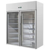 Armadio Refrigerato Positivo 2 Porte Vetrate GN2/1 - 1400 L