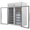 Armadio Refrigerato Positivo 2 Porte Vetrate GN2/1 - 1400 L