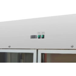 Armadio Refrigerato Positivo 2 Porte Vetrate GN2/1 - 1400 L