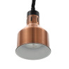 Lampada Riscaldante Pro 250 W Ø 175 mm Rame | Dynasteel
