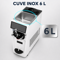 Macchina per Gelato Soft 16 L/h 1050 W - Dynasteel