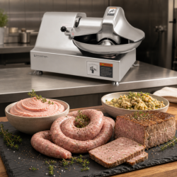 Cutter Orizzontale Professionale 10 L 750 W — Dynasteel