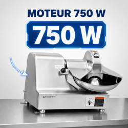 Cutter Orizzontale Professionale 10 L 750 W — Dynasteel