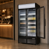Vetrina per Bevande 736 L 2 Porte in Vetro 2-8 °C R290