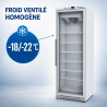 Armadio Congelatore 400 L Vetrato Freddo Ventilato -18/-22°C