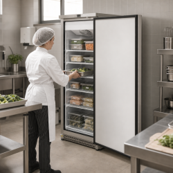 Armadio Congelatore 590 L Inox Freddo Ventilato -22 °C