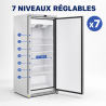 Armadio Congelatore 590 L Inox Freddo Ventilato -22 °C