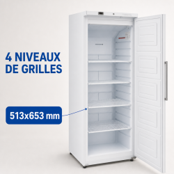 Armadio Congelatore 510 L Ventilato -18/-22°C Bianco