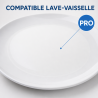 Piatto Rotondo Melamina Ø 17,7 cm Bianco - Confezione da 10