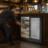 Retrobar Refrigerato 208 L - 2 Porte Scorrevoli