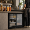 Retrobar Refrigerato 208 L - 2 Porte Scorrevoli