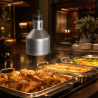 Pro Heat Lamp 250 W Ø 175 mm Stainless Steel Look