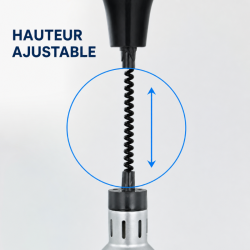 Lampe Chauffante Pro 250 W Ø 175 mm Aspect Inox