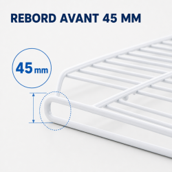 Ripiano Armadio Refrigerato Positivo 400 L — 490x460 mm