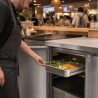 Coppia di guide scorrevoli 460 mm per tavolo refrigerato