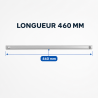 Coppia di guide scorrevoli 460 mm per tavolo refrigerato