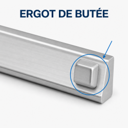 Coppia di guide scorrevoli 460 mm per tavolo refrigerato