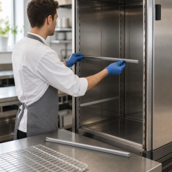 Coppia di Guide 645 mm Armadio Refrigerato 1400 L