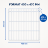 Griglia 450x470 mm Armadio Refrigerato Negativo 200 L